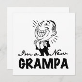 Smiling New Grampa T-shirts and Gifts (Front/Back)