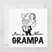 Smiling New Grampa T-shirts and Gifts (Front)