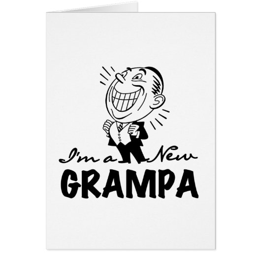 Smiling New Grampa T-shirts and Gifts (Front)