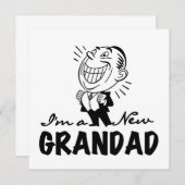 Smiling New Grandad T-shirts and Gifts (Front/Back)