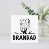 Smiling New Grandad T-shirts and Gifts (Standing Front)