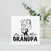 Smiling New Grandpa T-shirts and Gifts (Standing Front)