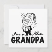 Smiling New Grandpa T-shirts and Gifts (Front)