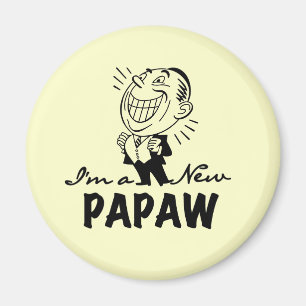 Smiling New Papaw Tshirts and Gifts Magnet