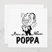 Smiling New Poppa T-shirts and Gifts (Front/Back)