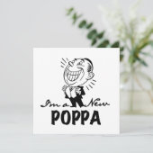 Smiling New Poppa T-shirts and Gifts (Standing Front)