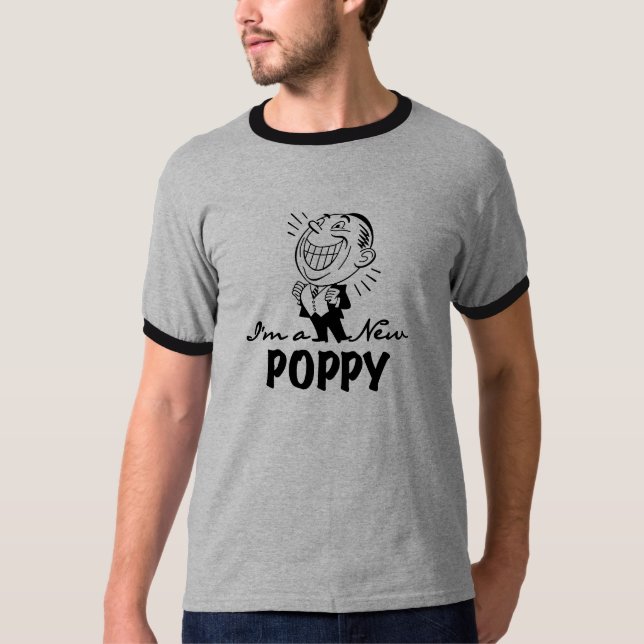 Smiling New Poppy T-shirts and Gifts (Front)