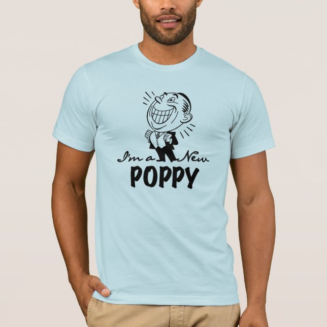 Smiling New Poppy T-shirts and Gifts (Front)