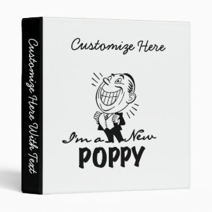 Smiling New Poppy T-shirts and Gifts Binder