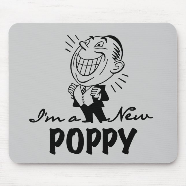 Smiling New Poppy T-shirts and Gifts Mouse Pad (Front)