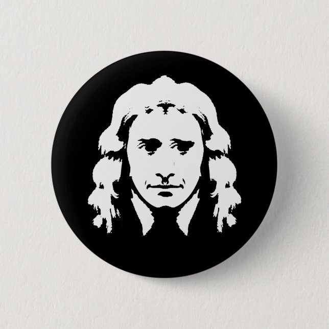 Smiling Newton Button (Front)