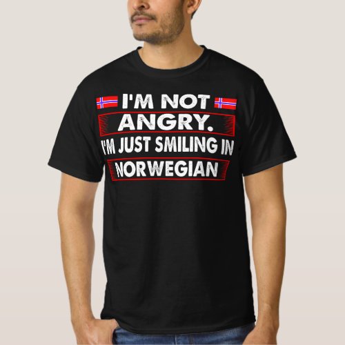 Smiling Norwegian Quote T_Shirt