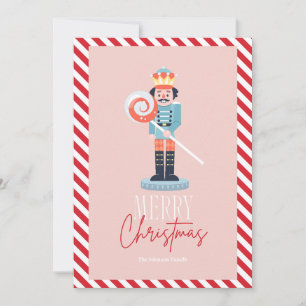 Smiling Nutcracker Christmas Card