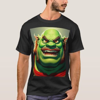 Smiling Ogre T Shirt by Theraven14 at Zazzle