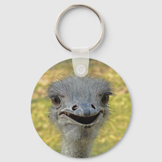 Smiling Ostrich Keychain