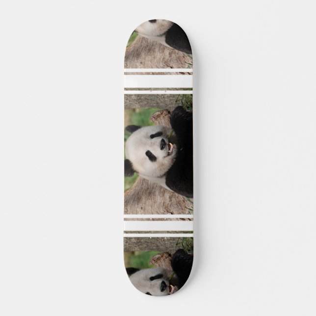 Smiling Panda Bear Skateboard Deck (Front)