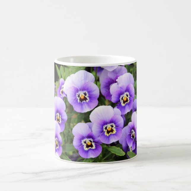 Smiling Pansies Mug (Center)