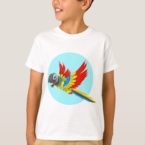 smiling parrot T_Shirt