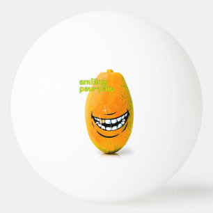 Smiling Pawpaw met 'n Goue Tand Ping Pong Ball