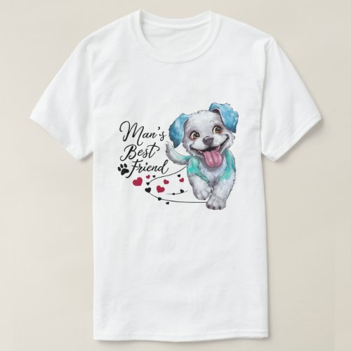Smiling Paws Express Your Love with Our Dog Love T_Shirt