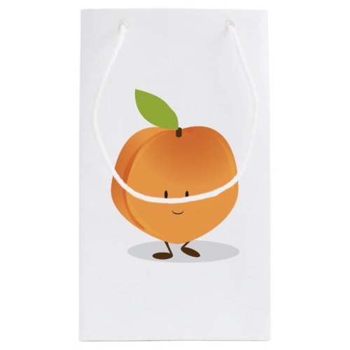 Smiling Peach Small Gift Bag