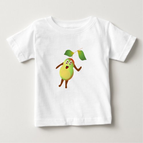 Smiling Pear Baby  Baby T_Shirt