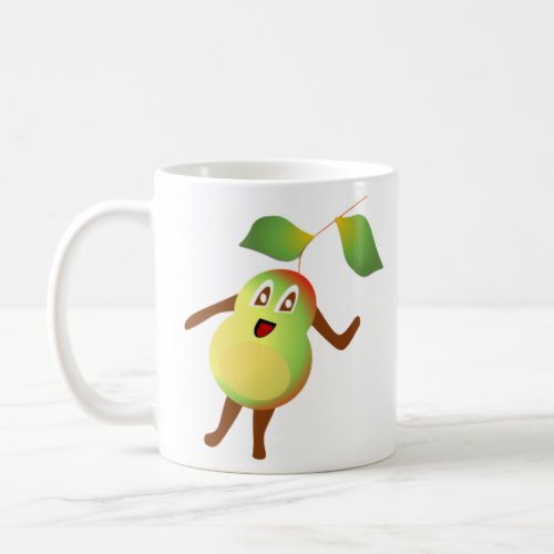 Smiling Pear  Coffee Mug