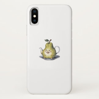 Smiling Pear Teapot iPhone X Case
