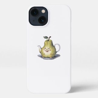 Smiling Pear Teapot iPhone Case