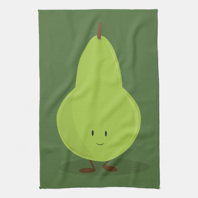 Smiling Pear Towel (Vertical)