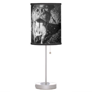 Smiling PitBull Table Lamp