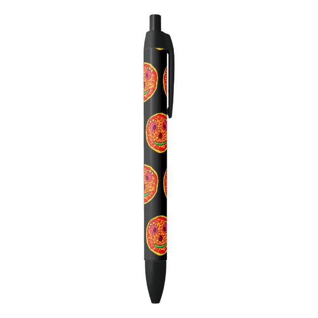 Smiling Pizza Face Illustration Design Pen (Bottom (Vertical))