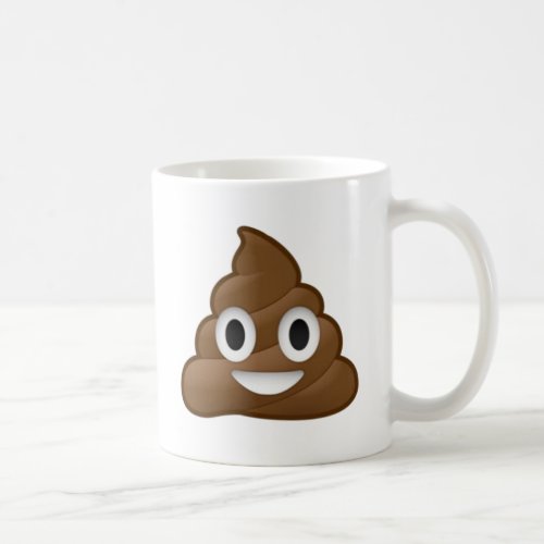 Smiling Poop Emoji Coffee Mug
