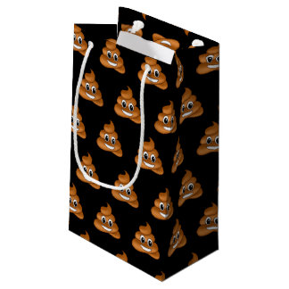 Smiling Poop Emoji gift bag
