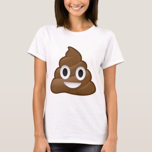 Smiling Poop Emoji T_Shirt