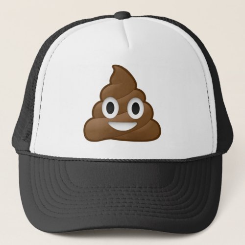 Smiling Poop Emoji Trucker Hat