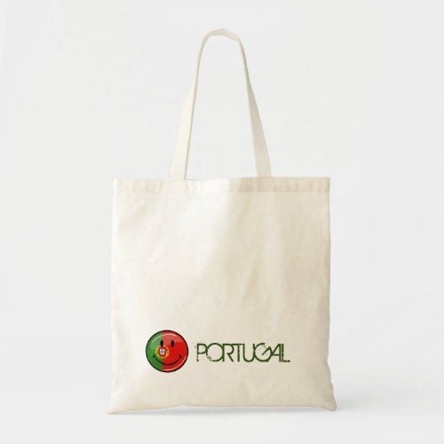 Smiling Portuguese Flag Tote Bag