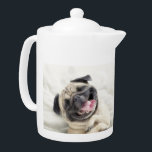 Smiling pug.Funny pug Teapot<br><div class="desc">dog , pug , puppies , cute , "pug cute", puppy , pugs , "funny pug" , "happy pug" , "smiling pug" , happy , smile , funny , pet , humor , lovely , little , pets , adorable , "pug puppies" , domestic , "pug dog" , doggy , smiling , "pug puppy" , "puggle puppies" , "pug dogs" , "puppy pugs" , "puppy pug" , "pugs puppies" , "dog pug" , "pug funny" , "little pug" , "pug smiling" , "adorable...</div>