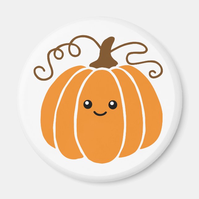 Smiling Pumpkin Magnet (Front)