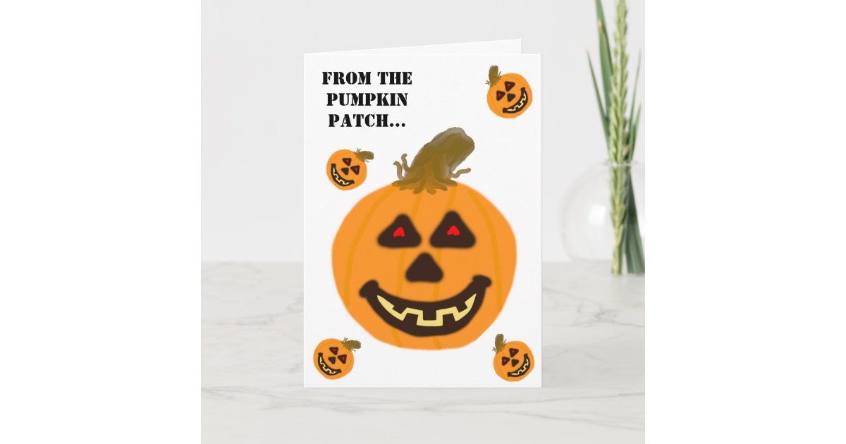 Halloween Pumpkin Smile Pumpkins Scary Zombie Gift Art Print by