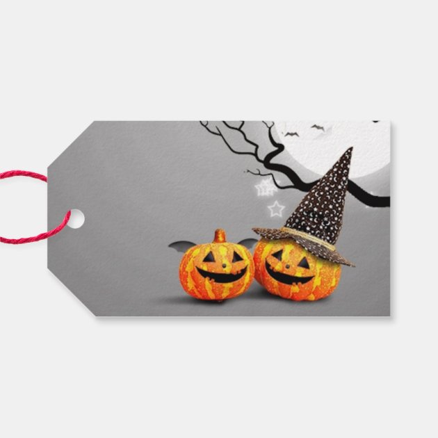 Smiling Pumpkins Gift Tags