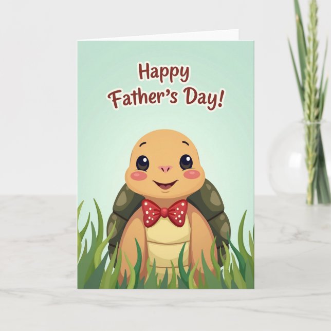 Smiling Reptile Fathers Day Card (Front)