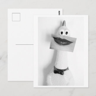 Smiling Rubber chicken - Smile  Postcard