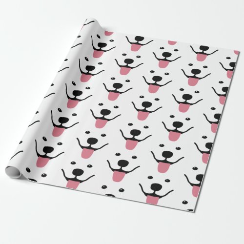 Smiling Samoyed Wrapping Paper