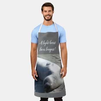 Smiling Seal Apron by FloralZoom at Zazzle