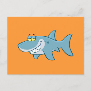 Smiling Shark Postcard