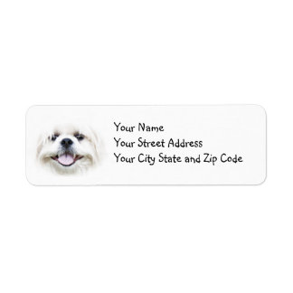 Smiling Shih Tzu Label