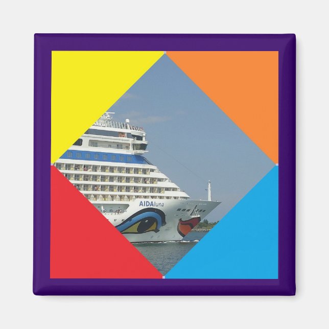 Smiling Ship Magnet (Front)