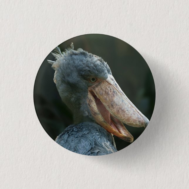 Smiling Shoebill Button (Front)