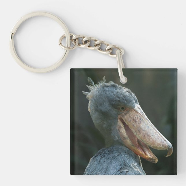 Smiling Shoebill Keychain (Front)